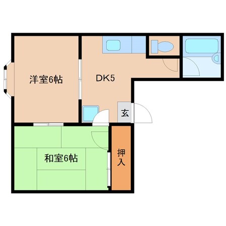 ブルーハイツの物件間取画像